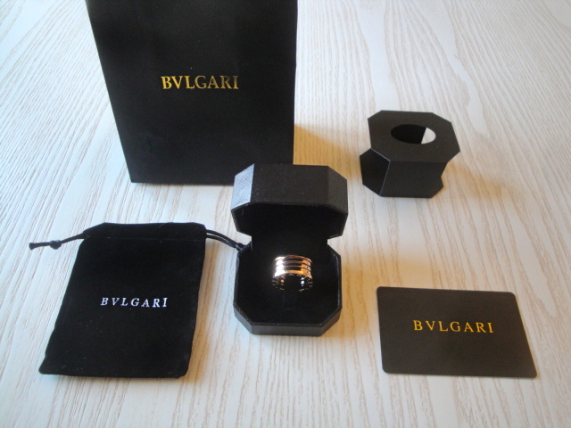 Anello Bulgari replica b.zero1 oro rosa quattro fasce ciondolo - immagine 2