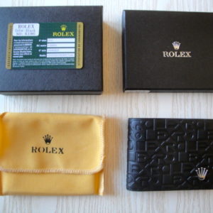 rolex replica portafogli in vera pelle full set